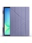 Galaxy ile Uyumlu Tab S10 Fe Plus Kılıf Zore Tri Folding Kalem Bölmeli Standlı Kılıf Mor 1