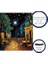 - Ahşap Puzzle Yetişkinler Için - Van Gogh Kafe Terasta Gece Reprodüksiyonu Benzersiz Parçalı Yapboz - 353 Parça - Yapıştırıcı Folyo - 29X29 cm - S1-32 5