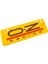 O.z Racing Sarı Dekor Plaka Vantuzlu Cam Süsü 22X7.5CM 1