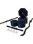 Spor 60 KG(150 Cm) Düz Bar + Z Bar Dambıl Ağırlık Halter Full Set Mavi Kapaklı 1