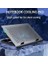 Şok Soğutma Profesyonel Dizüstü Bilgisayar Notebook Soğutucu Laptop Stand Işıklı Oyuncu Laptoplarına Özel Tek Büyük Fanı Ile Hızlı Soğutma 2 USB Giriş S601 2