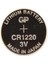 Batteries CR1220 1220 Boy Lityum Düğme Pil, 3 Volt, 5'li Kart 3