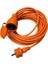 Metre Seyyar Uzatma Kablosu – 3x1.5mm² Kablo, IP44 Koruma, Turuncu Renk, Fransız Tipi Fiş, 250V/16A, Dış Mekan Uyumlu Bylion 1