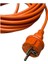 Metre Seyyar Uzatma Kablosu – 3x1.5mm² Kablo, IP44 Koruma, Turuncu Renk, Fransız Tipi Fiş, 250V/16A, Dış Mekan Uyumlu Bylion 4