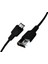 Coral Micro USB Hızlı Şarj Kablosu (Siyah + Siyah Uç) (150 Cm) 1