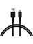 Coral Micro USB Hızlı Şarj Kablosu (Siyah + Siyah Uç) (150 Cm) 3