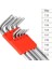 Uzun Boy Tork Alyan Takımı - 9 Parça T-Alyan Anahtar Takımı - Torx Allen Set 5