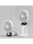 Dijital LED Göstergeli Katlanabilir Askılıklı Portatif Mini Vantilatör Soğutucu El Fanı (N15) 3