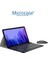 Samsung Galaxy Tab A7 T500 T505 T507 2020 10.4 Inch Tablet ile Uyumlu Bluetooth Klavye ve Mouse + Standlı Kılıf - Bkk6 2