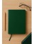 Tanıtım Defter, Noktalı Defter, Termo Deri Kapaklı Noktalı Defter, 128 Yaprak A5 Defter, Ofis ve Kırtasiye, Plan, Notebook (Yeşil) 2