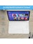 iPad Air 11 M2-M3 2024/2025 ile Uyumlu Touchpad Case Magic Keyboard Işıklı Aydınlatmalı Klavyeli Tablet Kılıfı Beyaz 3