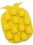 2 Adet Ananas Şekilli Buz Küpü Kalıbı Yapışmaz Silikon Ananas Buzluk Buz ve Çikolata Kalıbı Sarı Renk 5