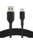Örgülü Usb-C Kablosu (Boost Charge, NOTE10, S10, Pixel 4, iPad Pro, Nintendo Switch Için) 1 Metre, Siyah 1