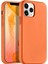 Kılıf Ince Sıvı Silikon 3 Katmanlı Tam Kaplamalı Yumuşak Jel Kauçuk Kılıf Kapak (Turuncu, iPhone 13/14) 1