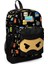 High Kids Siyah Ninja Desenli Dört Bölmeli Okul Sırt Çantası 23473 1