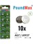 Ag7, LR57, LR927, 395 1,5V Alkalin Pil Düğme Hücreleri, SR927, SR927W Saat Oyuncakları, Küçük Elektronik Cihazlar, Saatler, Araba Anahtarları, Uzaktan Kumandalar, Teraziler Için 2