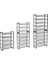 5 Katlı Ayakkabı Rafı, Genişleyen Metal Ayakkabı Rafı Ayarlanabilir Ayakkabı Rafı 15-20 Çift Ayakkabı, Kısa Bot, Topuklular Için Uygun, 74X104X307CM Koyu Gri LMR005GB 5