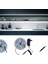 Şerit LED 3 Metre Beyaz - Iç Mekan Tak Çalıştır Adaptör Dahil 12V IP20 Yeni Nesil Yüksek Lümen, Tezgah, Dolap, Mutfak, Ayna Aydınlatma Için 2
