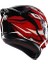 K1 S Motosiklet Kaskı Kapalı Kask Lion Black Red White S 2