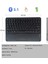 Book S 12.4" Tablet Için Uyumlu Şarjlı Touchpadli Yuvarlak Tuş Rgb Bluetooth Klavye 5