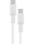 DLC3001 Usb-C Şarj ve Data Kablosu, 60W, Hızlı Şarj, 3A Yüksek Akım, 1 Metre, Dayanıklı Slikon Kablo (Beyaz) 1