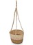 2'li Asılabilir El Yapımı ve Doğal Çift Renk Yuvarlak Hasır Saksılık Seti, 2'li Ipli Asılabilir Hasır Yuvarlak Saksı Seti (23CM*18CM-20CM*15CM) 3