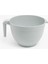 Kabı, 3 Litre Hacimli, Saplı Çırpma Kasesi, Gri 1