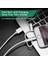 3'ü 1 Arada Ios Lightning Type-C Micro USB Şarj ve Data Kablosu Gümüş 1 Metre 3