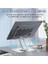 Tablet Standı 360° Dönebilen Tablet Tutucu Katlanabilir Alüminyum Tablet ve Telefon Standı - Gri 4
