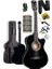 CG-395BK Siyah Klasik Gitar 4/4 Sap Ayarlı Kesik Kasa Full Set (Çanta Askı Tuner Metod Pena) 2