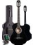 CG-395BK Siyah Klasik Gitar 4/4 Sap Ayarlı Kesik Kasa Full Set (Çanta Askı Tuner Metod Pena) 3