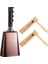 Metal Cowbell & Ahşap Iplik Cırcır Çıngırak Seti, Düğünler, Spor ve Kutlamalar Için 3 Parça Set 3