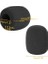 Akg P120, P220, P420, P420, P820, C3000, C414 Xls, C414 Xlıı Mikrofon Antipop Köpük Kapak, Sünger Köpük Filtresi, Mikrofon Rüzgar Kapağı (Siyah) 2'li Paket ile Uyumlu Mikrofon Köpüğü Ön Cam 2