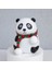 Yumuşak Silikon Panda Mini Gece Lambası Dekoratif Işık Derecesi Ayarlanabilir Yatak Odası Lambası Panda Kitap Okuma Lambası Çocuk Odası 106X112X136MM QY006 (Atkılı Panda - QY006) 4