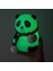 Yumuşak Silikon Panda Mini Gece Lambası Dekoratif Işık Derecesi Ayarlanabilir Yatak Odası Lambası Panda Kitap Okuma Lambası Çocuk Odası 106X112X136MM QY006 (Atkılı Panda - QY006) 5
