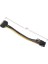 To 6+2 Pin 8 Pin Ekran Kartı Power Çevirici Kablo Bakır 20CM 2