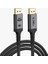 8k UHD Displayport V1.4 32.4 Gbps / 24K Gold/alüminyum Gövdeli 8k 60Hz-4K 120Hz-2K 240HZ-FHD 240Hz Destekli G-Sync & Freesync 2 Metre Premium Displayport Kablo (C-Dpp-B1) 2