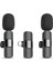 2’li Kablosuz Yaka Mikrofon Seti – Type-C Girişli, 1 Alıcı 2 Mikrofon, Bluetooth’suz Tak-Çalıştır, Gürültü Engelleme, iPhone 15/16 Ile Uyumlu, Vlog, Röportaj, Canlı Yayın Için 1