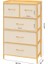 Bambu 5 Çekmeceli Dolap Organizer Çok Amaçlı Düzenleyici Şifonyer DB-0013 2