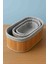 Bambu Oval 3 Lü Organizer Seti (Sabunluk Havlu Kozmetik Saklama )Organizer 1