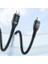 60W Dijital LED Ekranlı Örgülü USB Type-C To Type-C Hızlı Şarj ve Data Kablosu 2 Metre 2