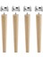 Ahşap Mobilya Koltuk Kanepe Sehpa Masa Ayağı Ayakları M8 Civatalı 30 cm + Bağlantı Aparatlı 8'li Set 1