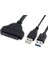 5142 USB 3.0 2.5 3.5 Inç Sata SSD HDD Harddisk Çevirici Dönüştürücü Adaptör Kablosu 1
