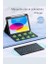 Air 11 Uyumlu 4/5/6 Nesil M2/m3 2025 Ledli Klavyeli Tablet Kılıfı Lila 2