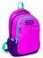 High Üç Bölmeli Kız Çocuk Ilkokul ve Ortaokul Okul Sırt Çantası - Mor Pembe 1