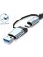 USB Hub 7 In 1 Usb/type-C To USB A, USB C, USB 2.0/3.0 Çevirici Adaptör Çok Portlu Tak Çalıştır USB Çevirici 3