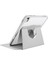 Ipad 11 Inç A16 (11.nesil) 2025 ile Uyumlu Kalem Bölmeli 360 Dönebilen Kapaklı Kılıf A3355, Gri 3