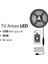 Arkası Animasyonlu Rgb Şerit LED Seti Kumandalı 3 Metre - Cata - 5V USB Girişli 4