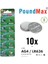 Adet Ag4 376 377 SR626 SR626SW LR66 1.5V Poundmax Düğme Pil, Alkalin Saat Pili, Çocuklara Dayanıklı Ambalaj, Küçük Elektronik Cihazlar Için,ölçüm Cihazları ve Hesap Makineleri 2