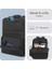 Business x MCC-804 14.1 Inç Laptop Sırt Çantası, Mackbook Sırt Çantası, USB Şarj Portlu Bilgisayar ve Notebook Çantası, Kadın Erkek Bilgisayar Iş Çantası, Üniversite Okul Çantası, Siyah 4